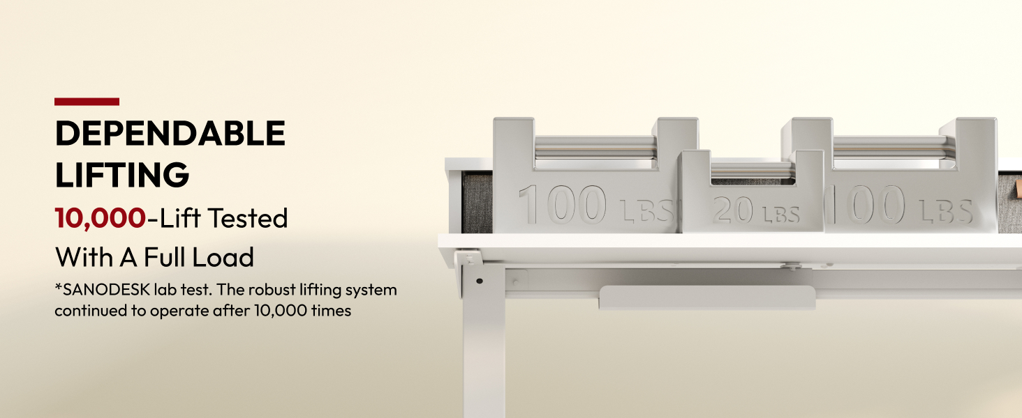 L Shaped Standing Desk with Drawers