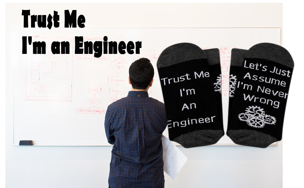 Engineering Student Gift，Engineer Gift，Engineer Appreciation socks