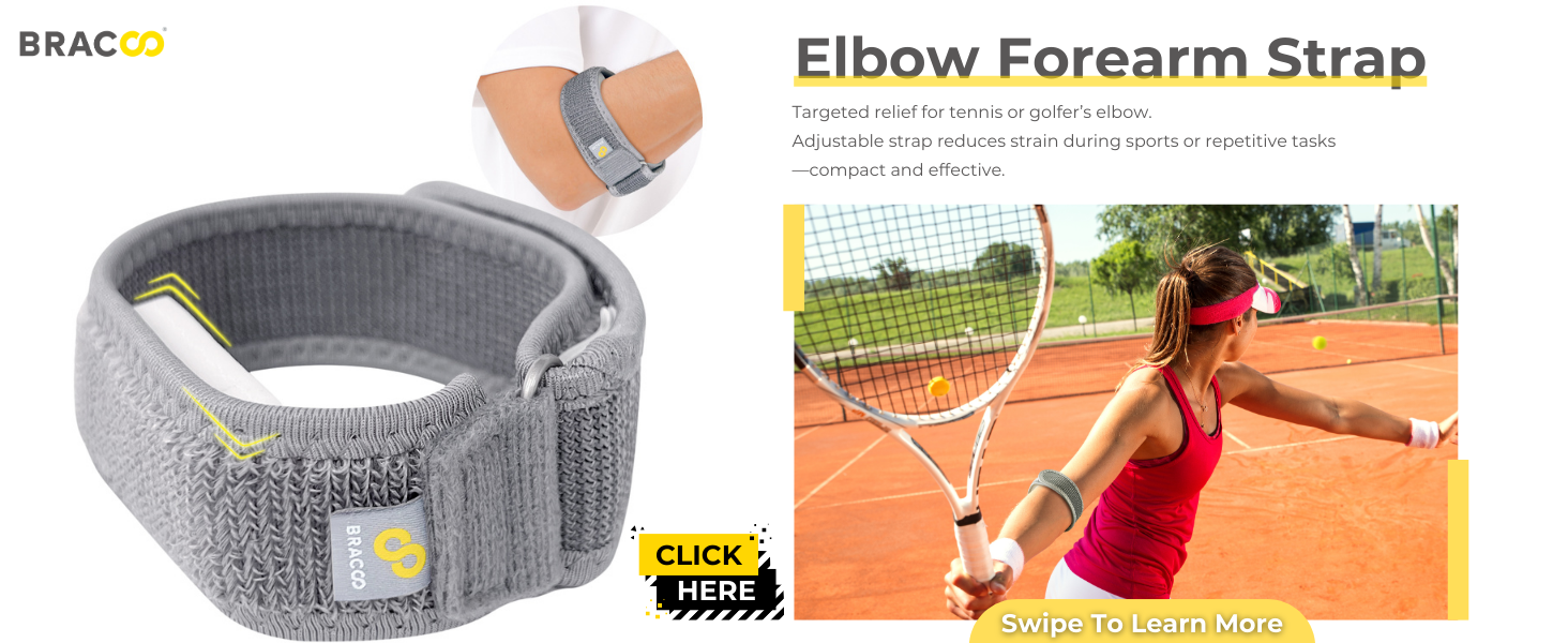 tennis elbow brace men tendonitis women strap relief band support golfers counterforce compression