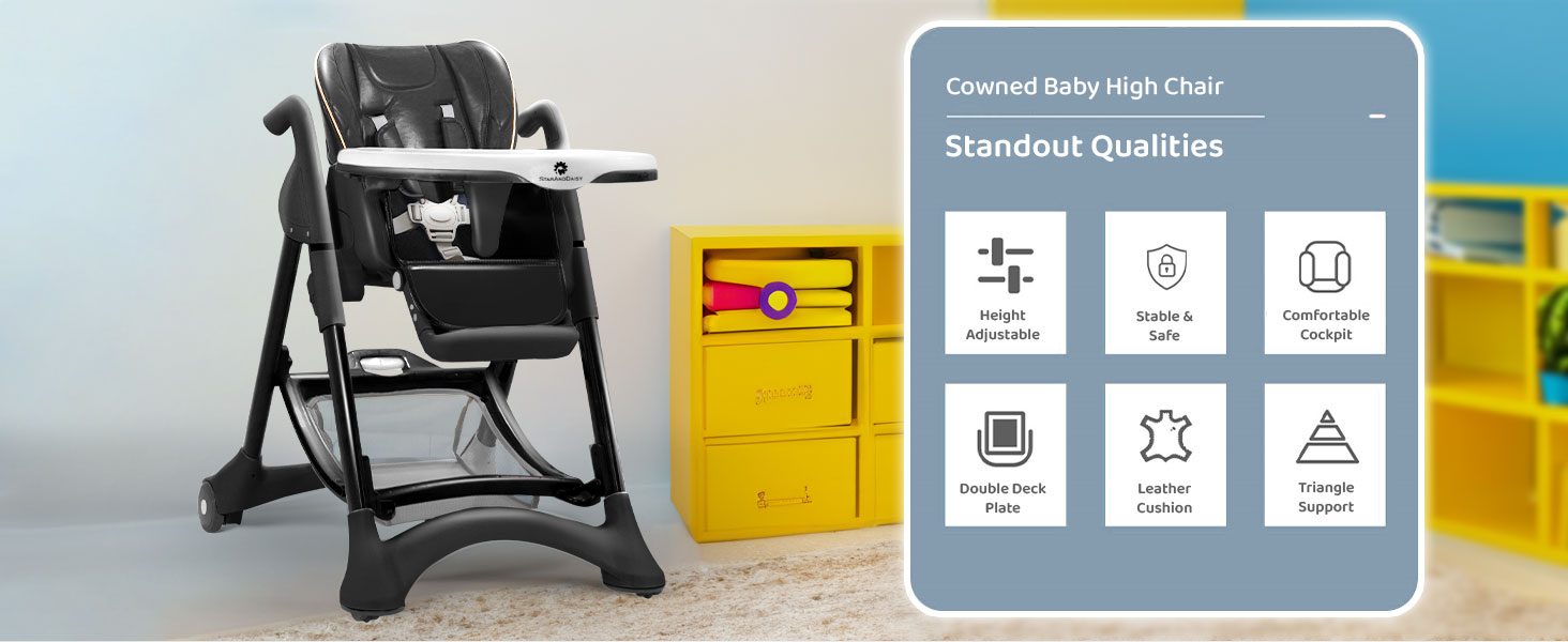 Travel-friendly high chair