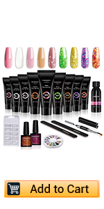 Poly Gel Kit Poly Gel Colors Nail Builder Gel Manicure Starter Kit Gift