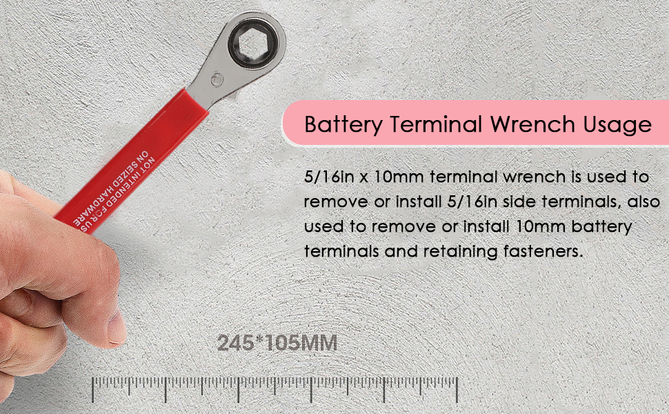 Battery Service Tool Kit 7pcs Steel Battery Terminal Pliers