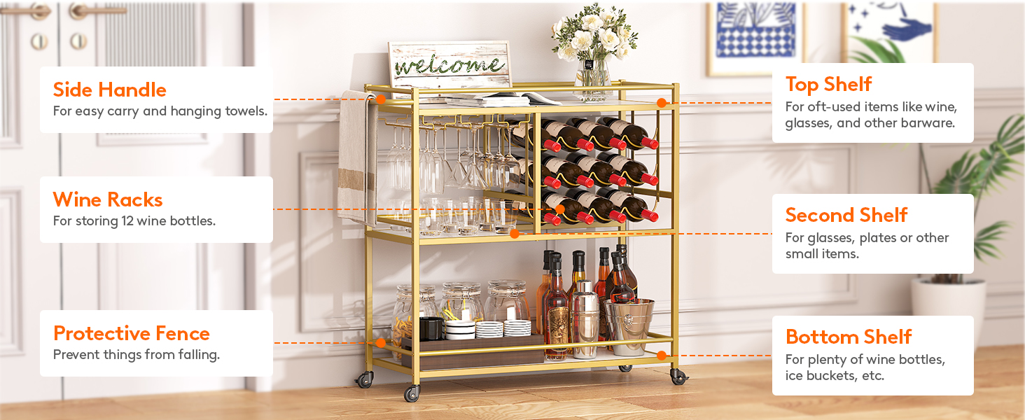 Lifewit.Bar.Cart