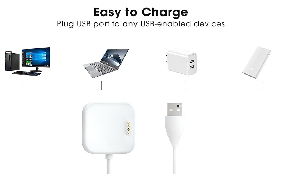 SimpleThings for Gizmo/Gabb Watch Charger Stand Dock, Powerful Charger with