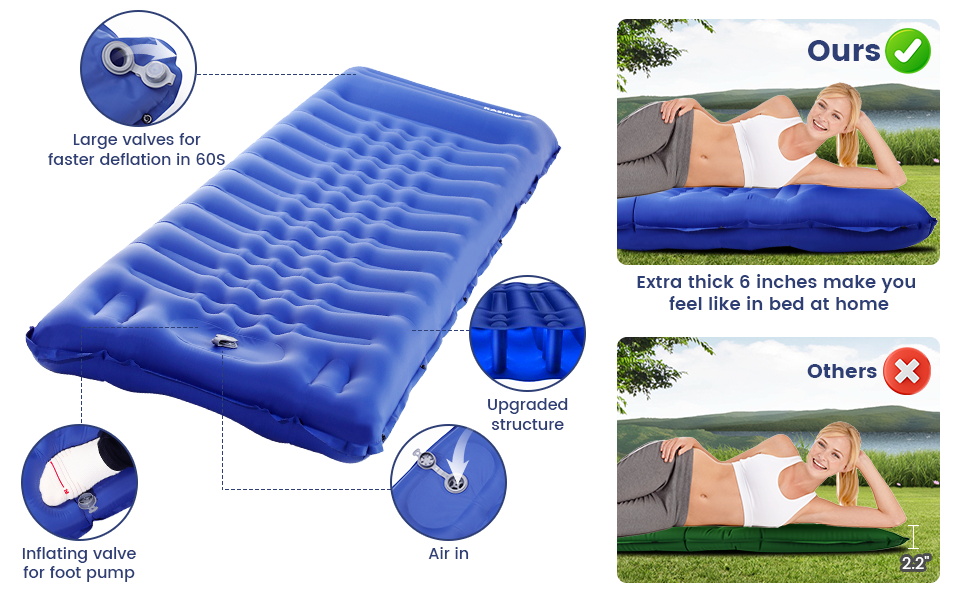 INFLATE sleeping pad