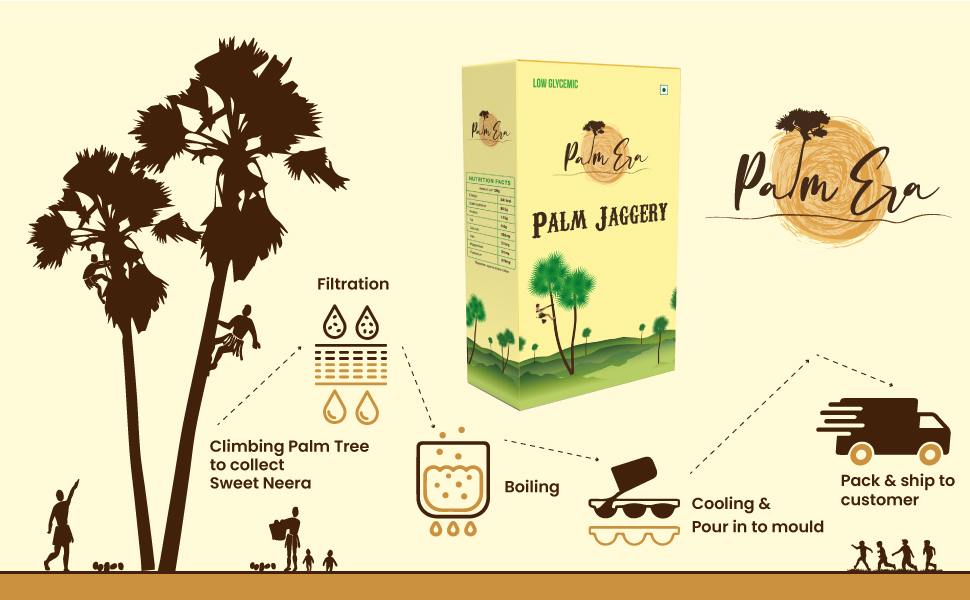 Buy Palm Era Palm Jaggery, 500g 100 Natural, No Preservatives
