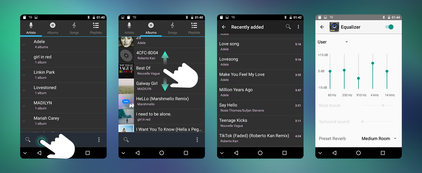 80GB MP3Player mit Bluetooth und WiFi, SWOFY 4.0" Touchscreen MP3 MP4