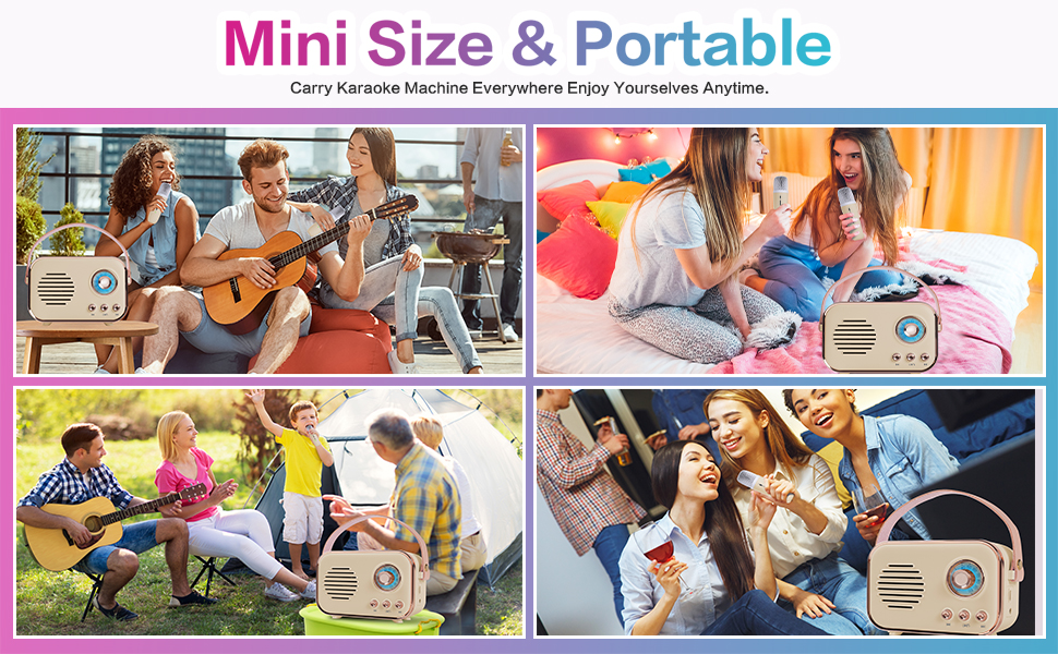 portable karaoke machine