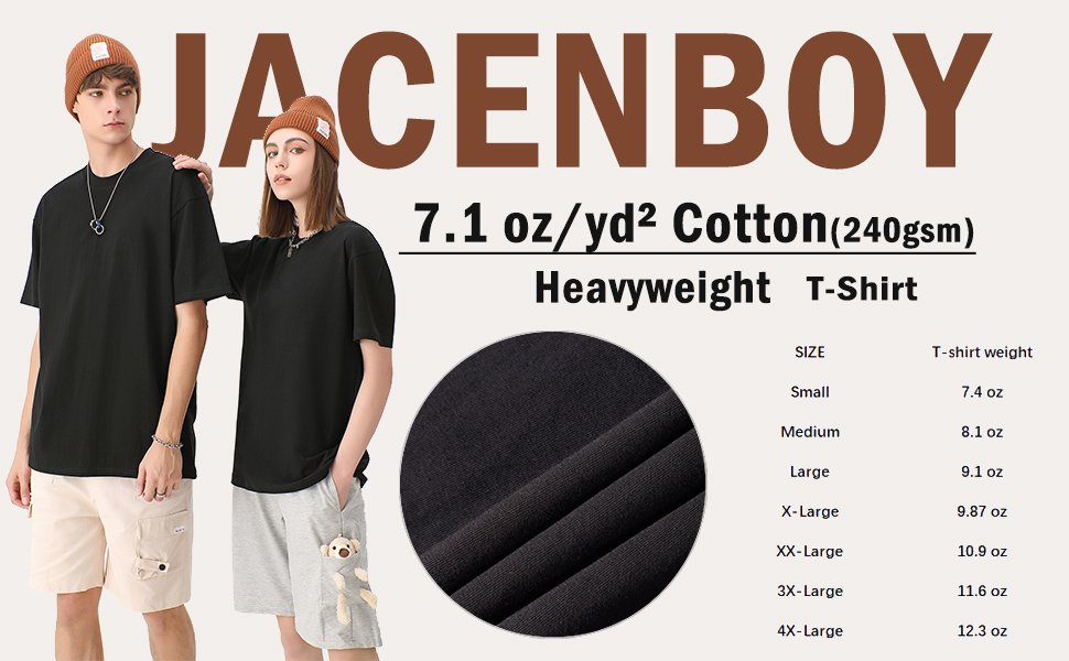 Premium Men's Heavyweight T-Shirt - 7.1 oz/yd² Pure Cotton
