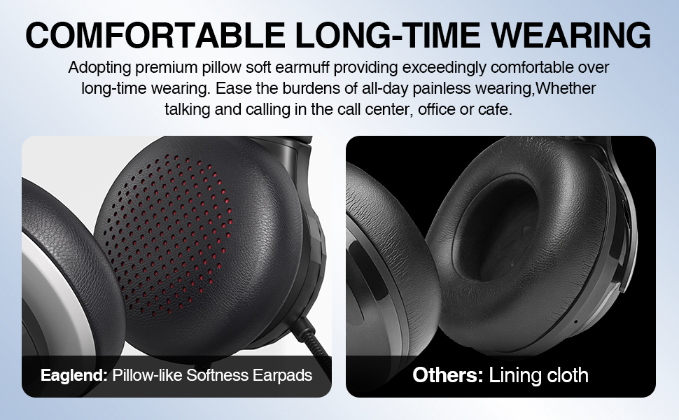 USB Headset with Microphone, DATAFY 3.5mm inline Wired Computer Laptop