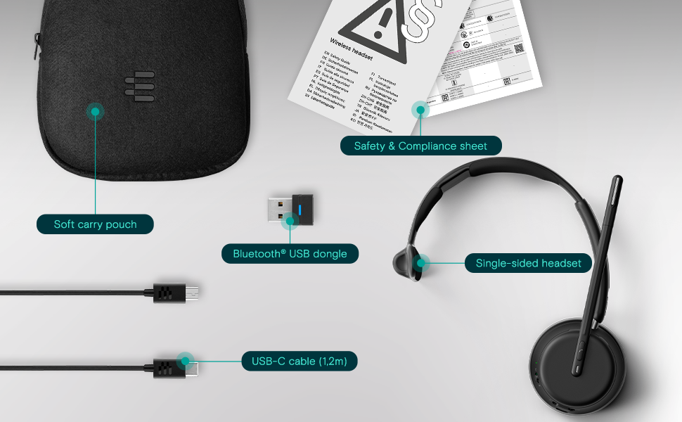 Amazon.com: EPOS Impact 1030T Single-Sided Bluetooth Office