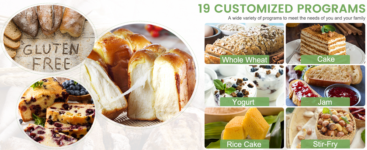 KEEPEEZ Bread Maker, Gluten Free, Sourdough, Home & Kitchen