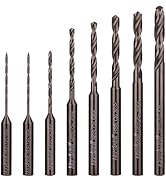 NordWolf 8-Piece M35 Cobalt Drill Bit Set, 1/8