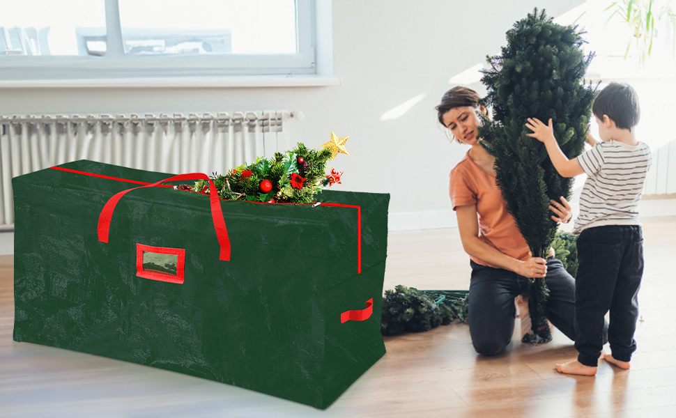 Evoio Christmas Tree Storage Bag, Heavy Duty Xmas Tree Bag with Zipper
