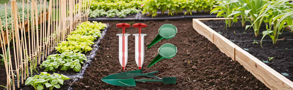 A lush, vibrant garden filled with a variety of blooming flowers and thriving plants, creating a ser