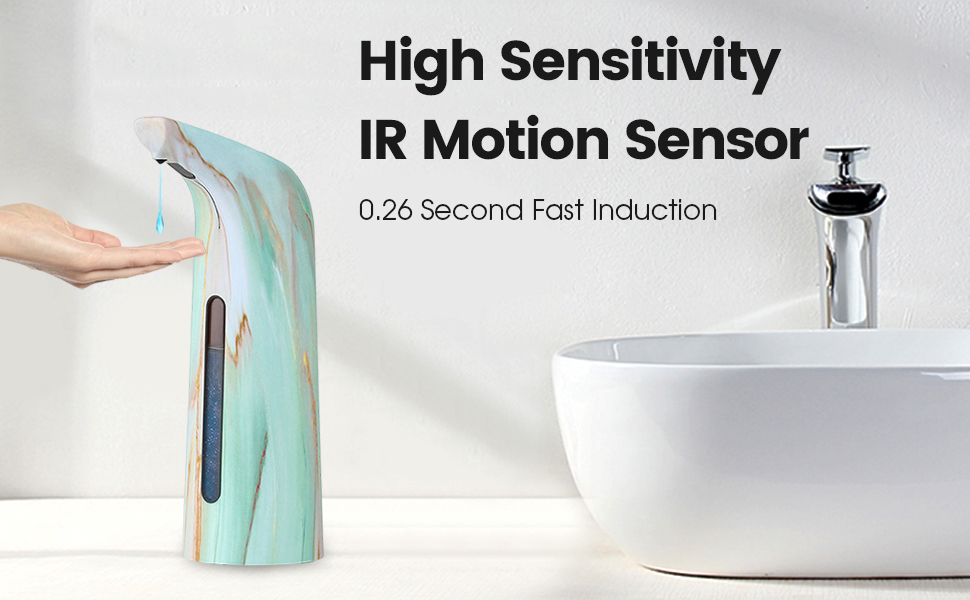 Automatic Soap Dispenser Touchless,400ml Touchless Liquid Soap Dispenser,HandsFree Dish Soap