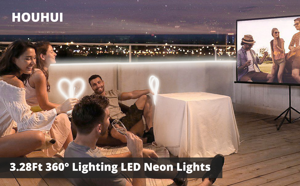 Φώτα σχοινιού νέον LED