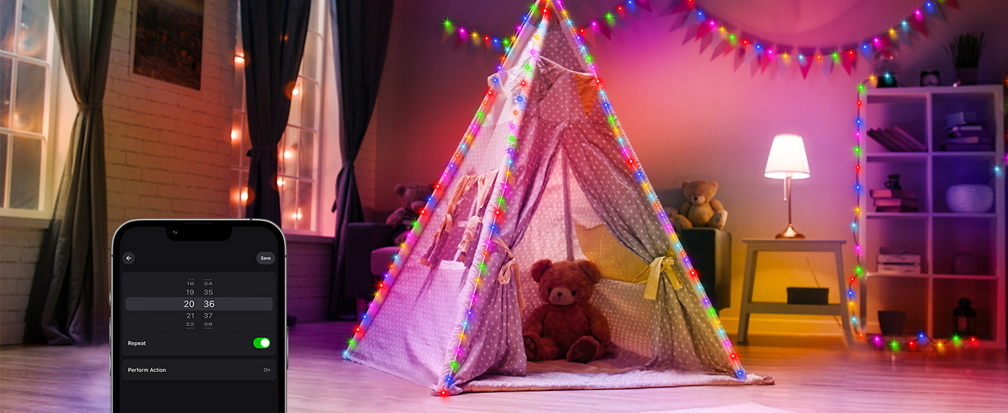 halloween string lights smart fairy lights plug in twinkle lights led fairy lights color changing