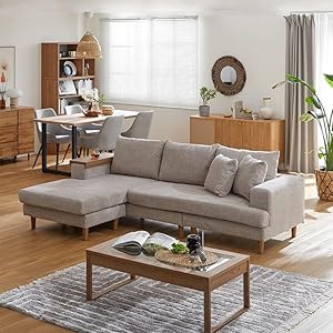 Amazon｜LOWYA ロウヤ カウチソファ コーナーソファ L字 3人掛け