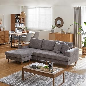 Amazon｜LOWYA ロウヤ カウチソファ コーナーソファ L字 3人掛け