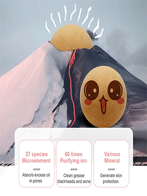 Oil-Absorbing Volcanic Face Roller