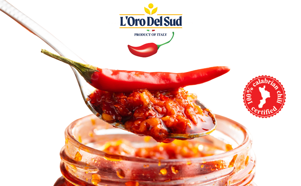 Crushed Calabrian Chili Peppers Paste, 9.8 oz (280 g