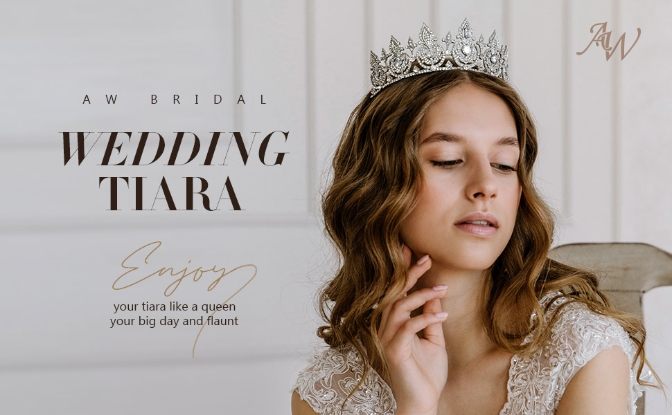 Wedding Crown for Bride Women Girls