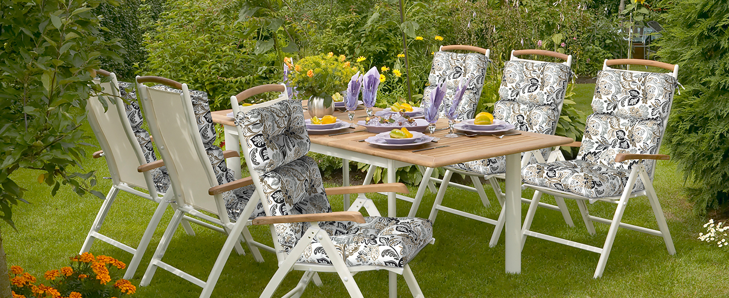 high back chair cushions
