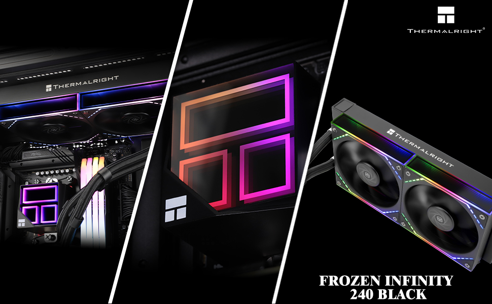 【新着商品】Thermalright Frozen Infinity 240 B Frozen Infinity 240 WHITE – Thermalright