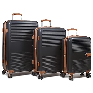 Amazon.com | World Traveler Garland Hardside 3-Piece Spinner
