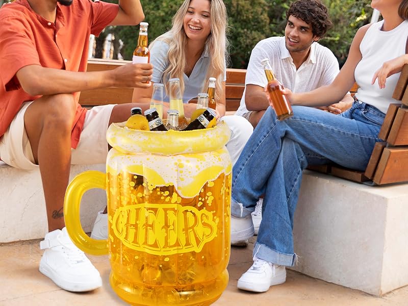 PARENTSWELL 2 Pack Inflatable Beer Coolers, 18''Large