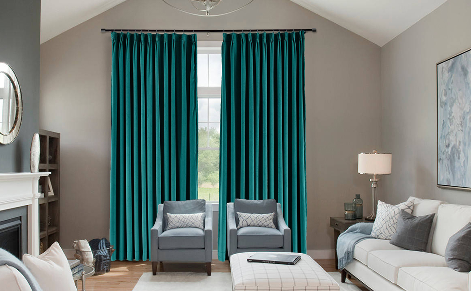 Macochico Thermal Velvet Blackout Curtains Classic Velvet