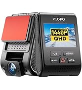 VIOFO A119 V3 Dash Cam 2K, GPS, True HDR, Buffered Parking Mode 24h, 2560x1660P Quad HD+ Car Dash...