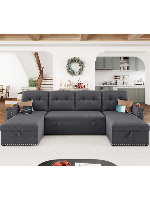 U shaped couch