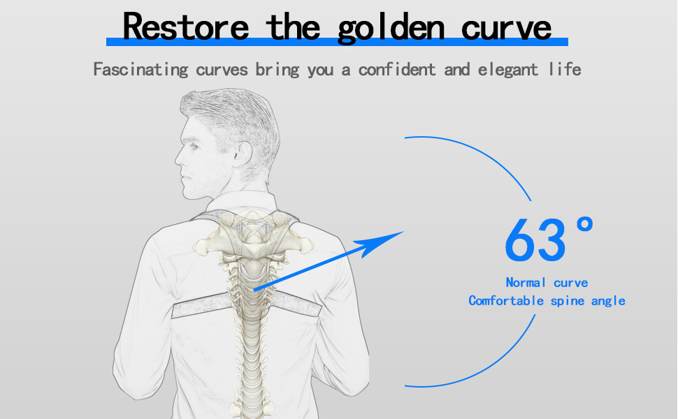 upper back support brace straightener posture corrector for women men back posture brace corrector