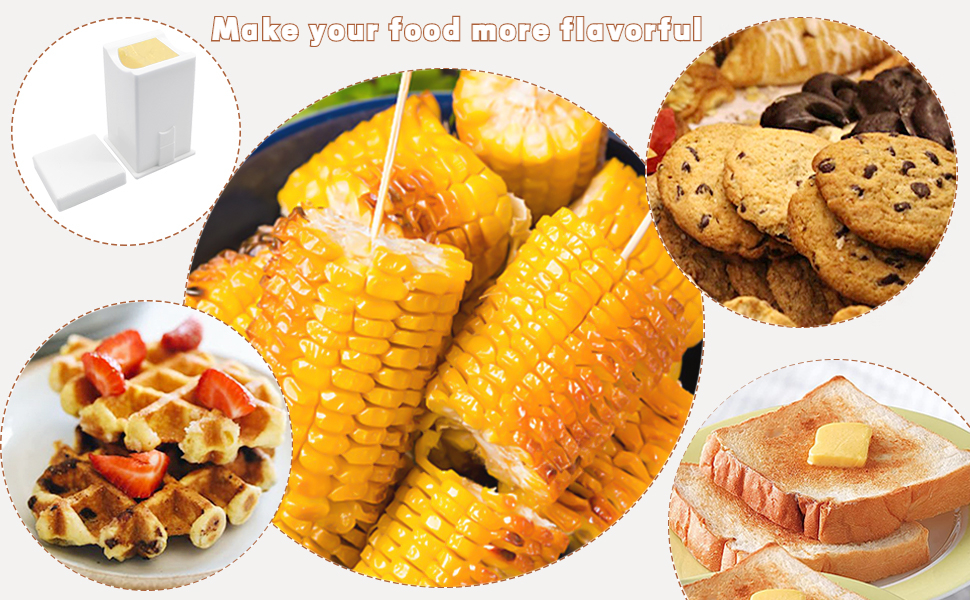 ZLY 3 Pack Butter Spreader Corn Cob Butter Holder,Butter
