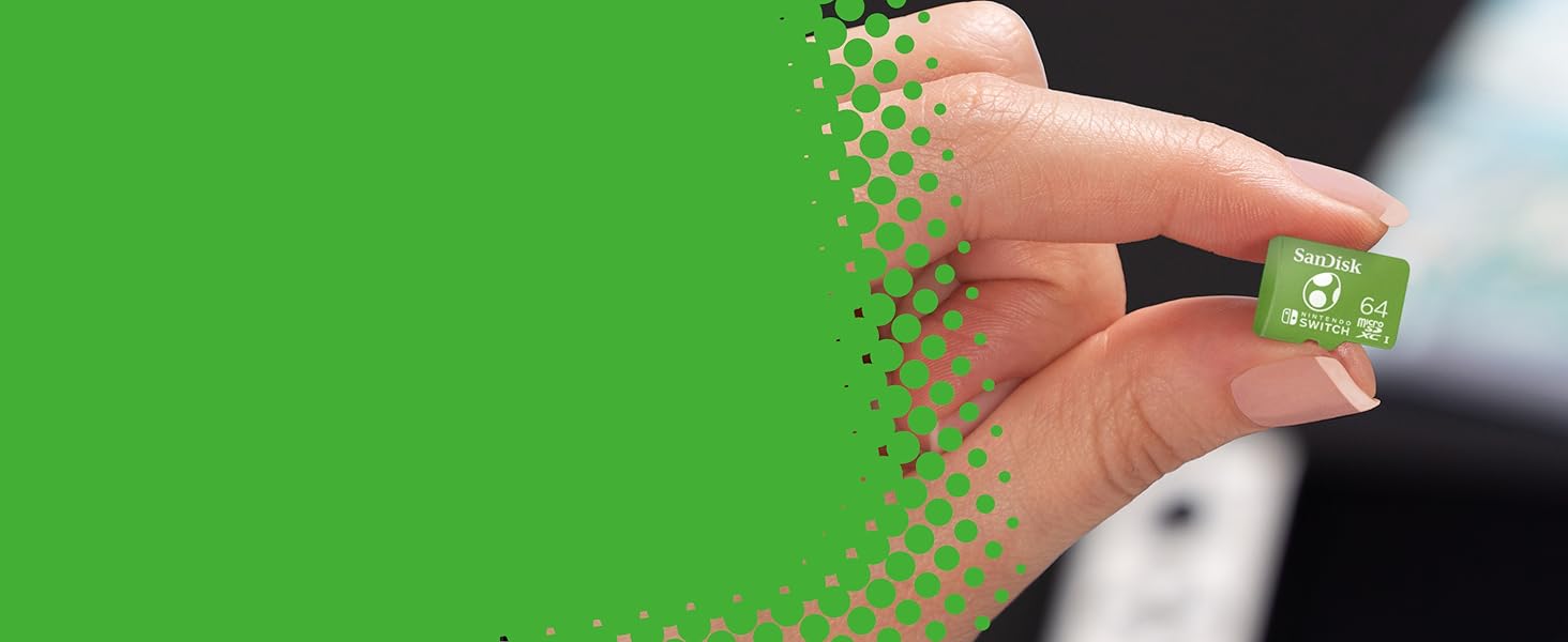 Carte SanDisk microSDXC pour Nintendo Switch, Legend of Yoshi Edition