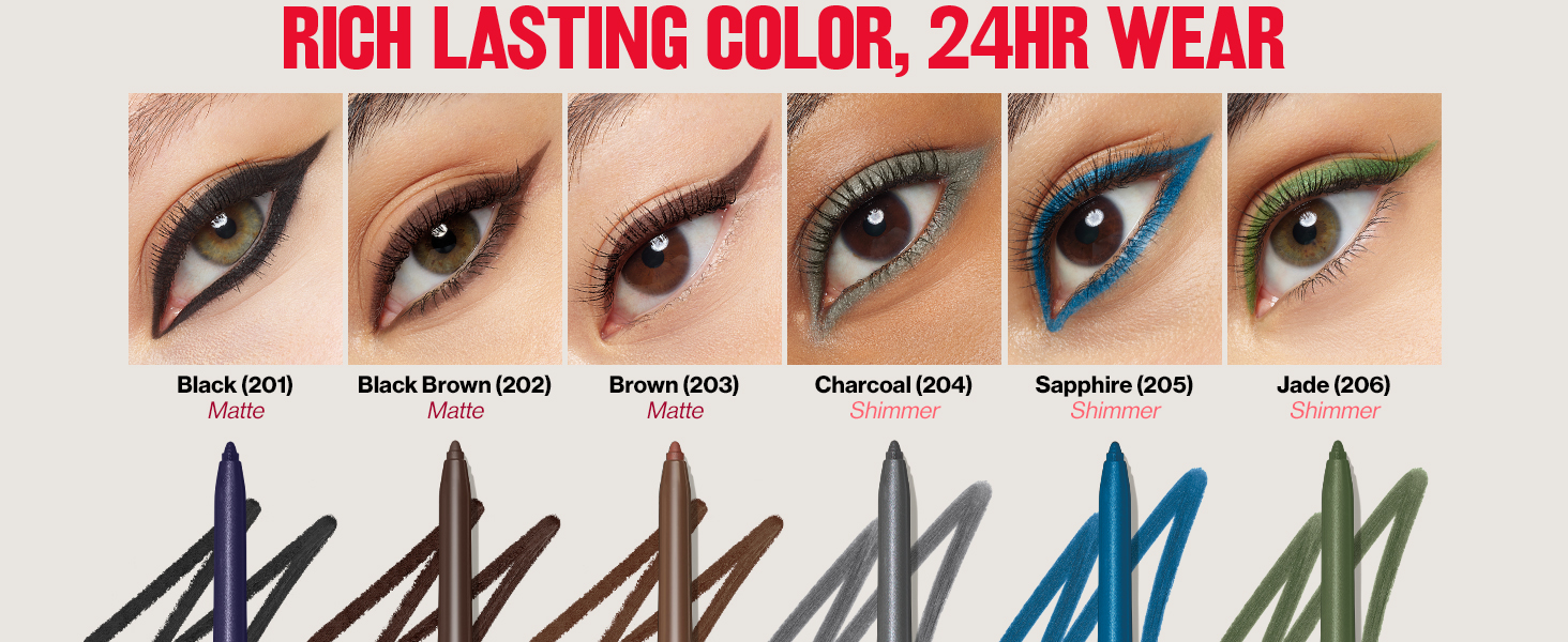 colorstay eyeliner pencil shades