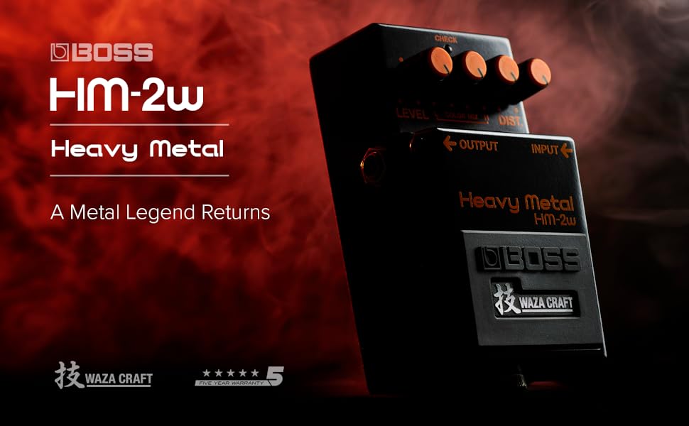 Amazon | BOSS HM-2W Heavy Metal WAZACRAFT ボス ギター