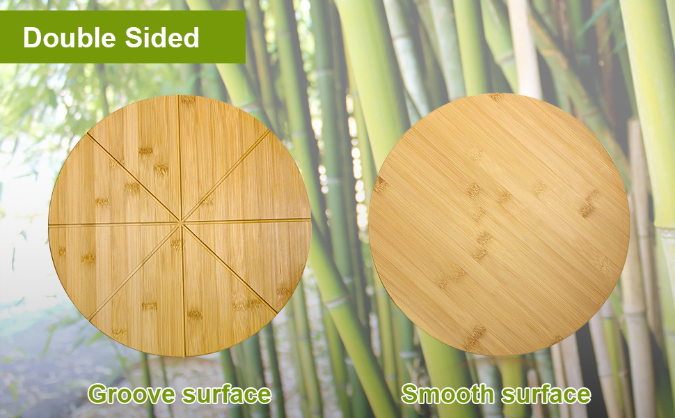 12inch 2 in 1 Multi-Function Green Bamboo Board