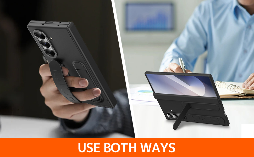 Alça de pulso para Samsung Galaxy Z Fold 7 com suporte e proteção de tela