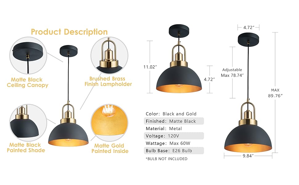 pendant lighting fixture