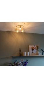 QAZQA Moderno Plafón Art Deco orientable oro - MOSH 2 Acero ...