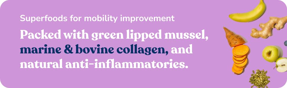 Joint health relief senior dog support hip mobility booster arthritis relief supplement chondroitin