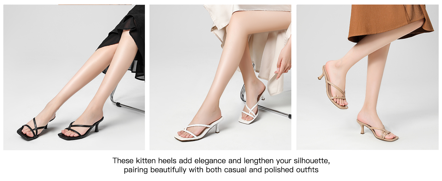 wide width kitten heels