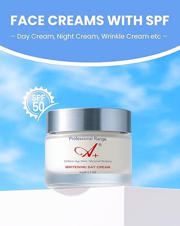 A+ face cream for glowing skin men and women day and night sunscreen with uv protection spf 50
