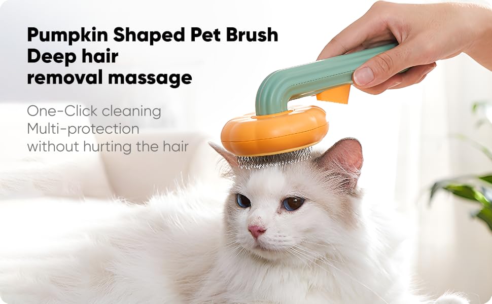 GRBISI Cat Grooming Brush Self Cleaning Slicker Brushes for