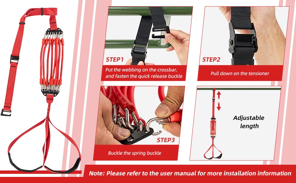 YAOION Pull Up Assist Bands Assistance and Resistance Bands for PullUp