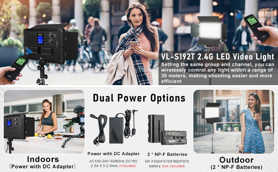 viltrox vl-192t two power supply