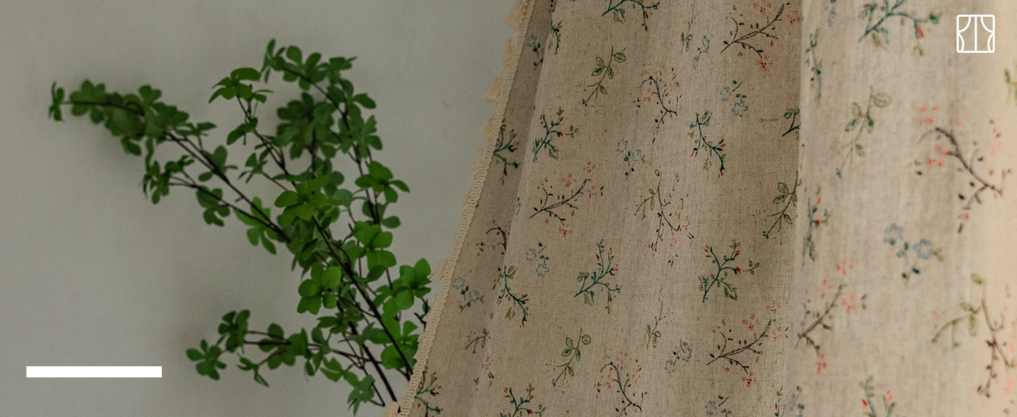 floral curtains